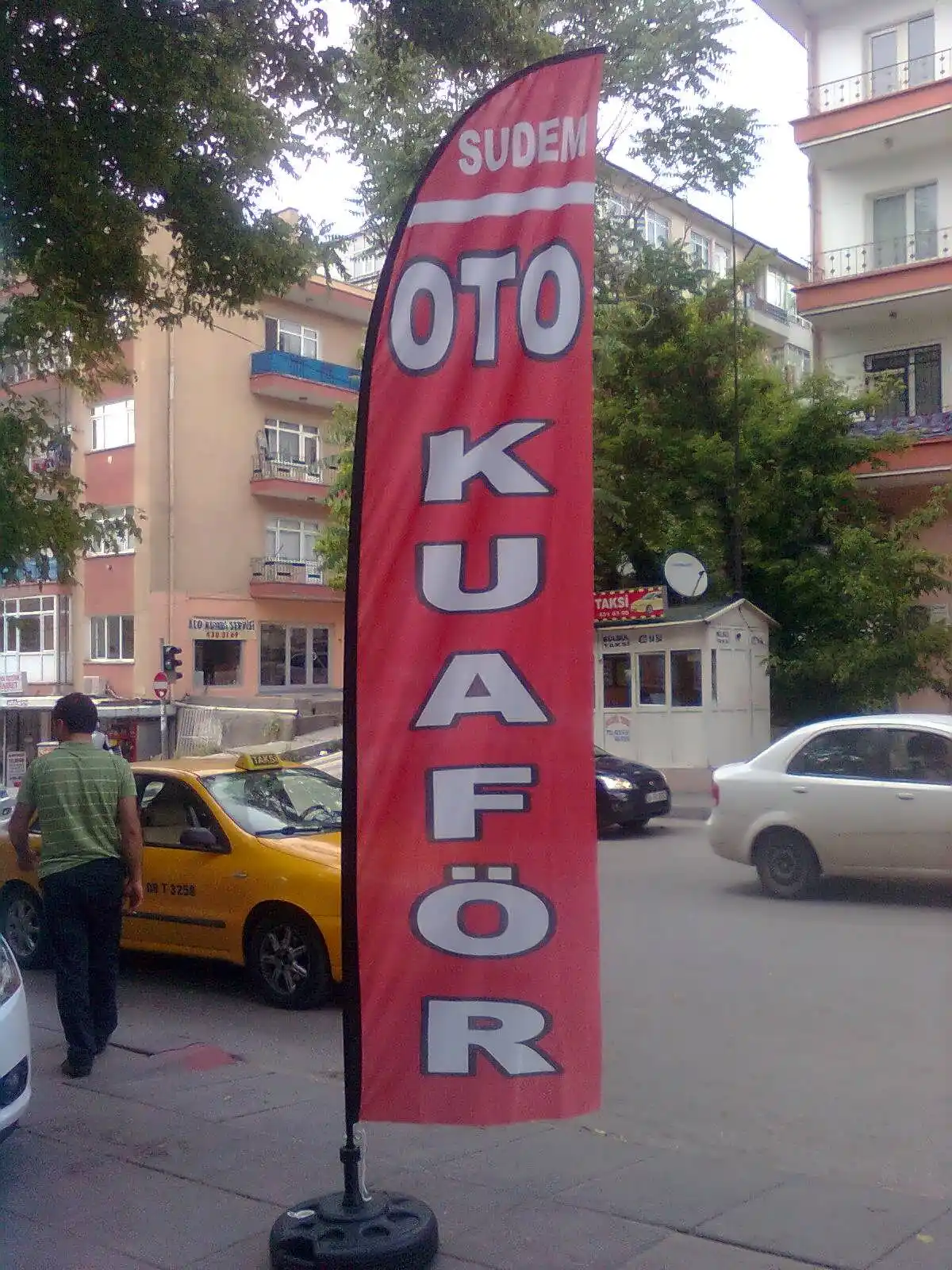 Oto Kuaför Yelken Bayrağı-4